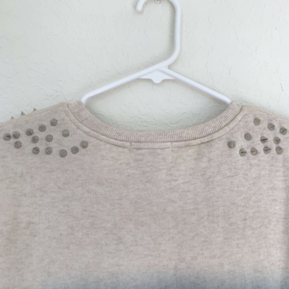 Forever 21 Beige Blue Spike Ombre Pullover Sweater - Picture 7 of 8